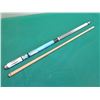 Image 12 : Cuetec Tru-Glide 2 Piece Deluxe Super Slim Taper Shaft Pool Cue Stick 58"L