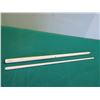Image 7 : Alytex Aluminum Cues White Textured 2 Piece Pool Cue Stick 57"L
