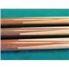 Image 4 : Qty 3 Wooden Tapered Shaft Pool Cue Sticks 18oz/20oz/21oz Approx. 57"L