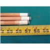 Image 9 : Qty 3 Wooden Tapered Shaft Pool Cue Sticks 18oz/20oz/21oz Approx. 57"L