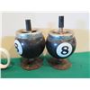 Image 11 : Billiards Decor: Rack Shaped Cue Ball Plates, Mugs, Steins, Ashtrays, etc