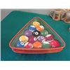 Image 2 : Billiards Decor: Rack Shaped Cue Ball Plates, Mugs, Steins, Ashtrays, etc