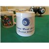 Image 4 : Billiards Decor: Rack Shaped Cue Ball Plates, Mugs, Steins, Ashtrays, etc