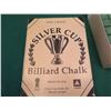Image 3 : Qty 10 Boxes Silver Cup Billiard Chalk & Misc Chalk