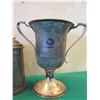 Image 5 : Qty 6 Metal Billiards Pool Themed Vessels: Cup Trophies, Steins, Pewter Mug