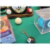 Image 9 : Billiards Decor: 8 Ball Telephone,  Cue Ball Mugs, Puzzle Ball, Key Ring, etc