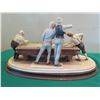 Image 11 : B. Merli Pool Game Figurine on Wood Base 1983 Florence Italy 20"Lx9"H