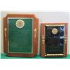 Image 1 : Qty 2 Wooden Plaques Trophy Wall Hangings Willie Mosconi Award