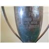 Image 3 : Tall Wood & Metal Cup Trophy w/ Handles First Place 1932,  20"H