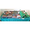 Image 1 : Qty Approx. 8 Billiards Pool Themed Fringed Blankets/Mats & Pool Game Mat