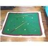 Image 5 : Qty Approx. 8 Billiards Pool Themed Fringed Blankets/Mats & Pool Game Mat