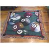 Image 7 : Qty Approx. 8 Billiards Pool Themed Fringed Blankets/Mats & Pool Game Mat