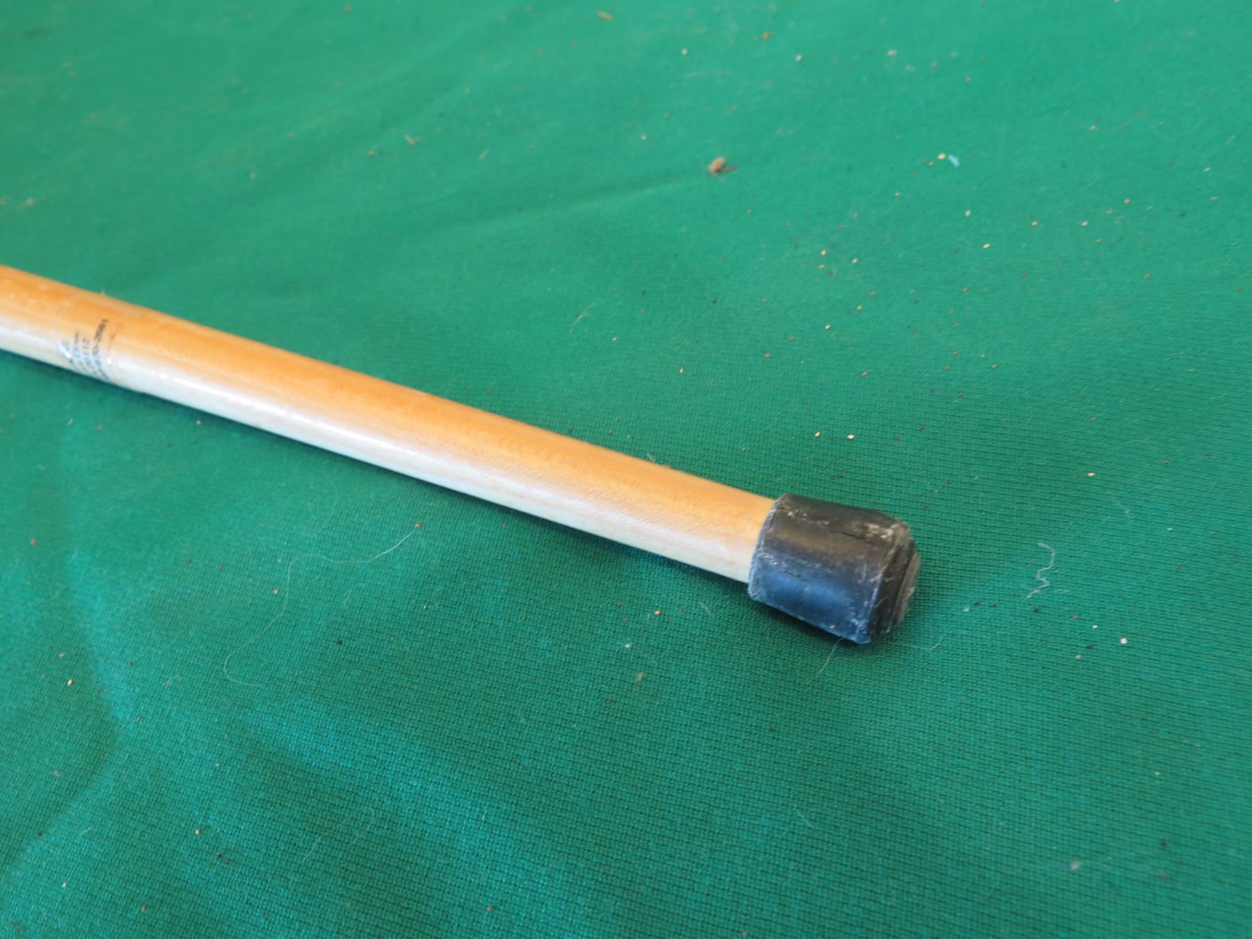 Battlefield Wooden Tapered Pool Cue Walking Stick Cane w/ Studded