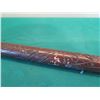 Image 10 : Vintage Carved Wooden 2 Piece Pool Cue w/ Metal Top