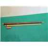 Image 11 : Vintage Carved Wooden 2 Piece Pool Cue w/ Metal Top