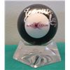 Image 1 : Autographed Jeannette Lee Black Widow 8 Ball on Stand