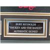 Image 4 : Burt Reynolds "Bandit" License Plate & Collage 76 Georgia BAN ONE Signed
