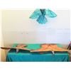Image 9 : Qty 3 Decorative Butterfly & Bird Wall Hangings
