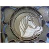 Image 2 : Wood Framed Stained Glass Unicorn Artwork 18"x15"
