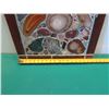 Image 6 : Stained Glass Artwork w/ Geodes 18"x15"
