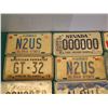 Image 2 : Qty 15 Metal License Plates: VP Fun, Aloha, 0000AAH, ArtEast, etc