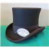 Image 1 : Dorfman Pacific Co. Scala Black Handmade Top Hat w/ Tags WF567-BLK4