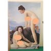 Image 14 : Qty 6 Unframed Artwork Nude Ladies Themed, Some Signed, Misc Size