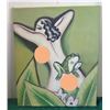 Image 16 : Qty 6 Unframed Artwork Nude Ladies Themed, Some Signed, Misc Size