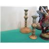 Image 2 : Metal Candlesticks, Saint Michael & Gabriel Figurines, Pendants, Cross, etc