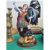 Image 3 : Metal Candlesticks, Saint Michael & Gabriel Figurines, Pendants, Cross, etc