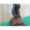 Image 6 : European Bronze Stamped Female Statue Etched A.Miyval  5"D x 17"H