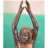 Image 12 : Qty 3 European Bronze Stamped Female Nude Statue Signed "Erte" 10"L x 13"H