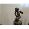 Image 5 : Qty 3 European Bronze Stamped Female Nude Statue Signed "Erte" 10"L x 13"H