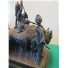 Image 10 : European Bronze Stamped Female Nude Warrior Statue Signed "Milo"