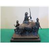 Image 8 : European Bronze Stamped Female Nude Warrior Statue Signed "Milo"