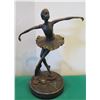 Image 1 : European Bronze Stamped Female Ballerina Statue 12"H
