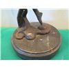 Image 5 : European Bronze Stamped Female Ballerina Statue 12"H