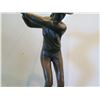 Image 3 : European Bronze Stamped Female Golfer Statue Signed "Milo" 13"H