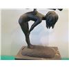 Image 3 : European Bronze Stamped Children Leap-Frog Statue Signed "Milo" 12"H