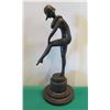 Image 1 : European Bronze Stamped Figure Statue Signed "D.H.Chiparus" 14"H
