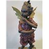 Image 2 : European Bronze Stamped Winged Fairy Statue on Stone Base 12"H