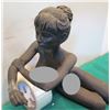 Image 3 : Limited Edition Nude Girl Statue Numbered 101/350 (Wrist Broken) 10"Lx11"H