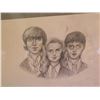 Image 2 : Qty 5 Unframed Portrait Sketches Girls & Harry Potter