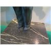 Image 8 : Qty 5 European Bronze Stamped Male & Nude Female Athlete Statues