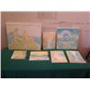 Image 1 : Qty 7 Unframed Artwork Nude Ladies & Ocean Themed Misc Size