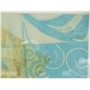 Image 3 : Framed & Matted Abstract Sailing Artwork Signed by Artist 31"x31"