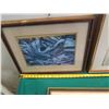 Image 25 : Qty 6 Framed Artwork: Newspaper Clippings, Leslie's Weekly Print, Photo Collage