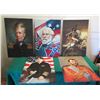 Image 1 : Qty 5 Unframed Artwork: Military Officers, 1 on Horseback
