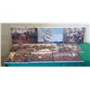 Image 1 : Qty 9 Unframed Artwork: Clipper Ships, Military Battles, etc Misc Sizes