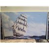 Image 5 : Qty 9 Unframed Artwork: Clipper Ships, Military Battles, etc Misc Sizes